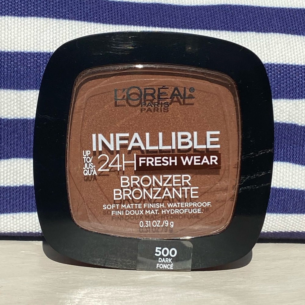✌🏼3/$30✌🏼L’Oreal Paris Infallible 24H Fresh Wear Bronzer - 500 Dark